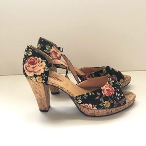 Cute floral heels